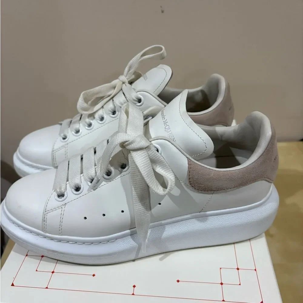 Alexander McQueen Oversized Sneakers White Size 38.5